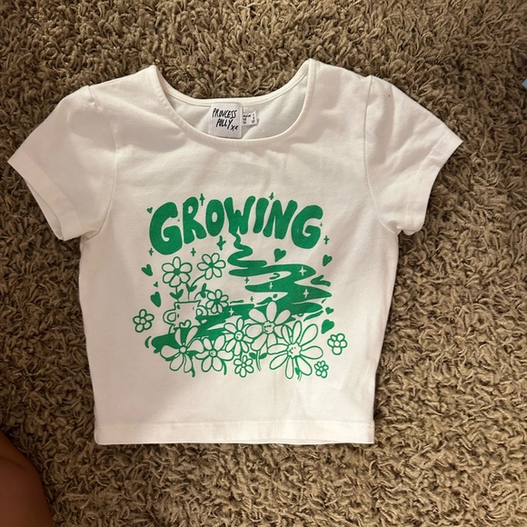 Princess Polly white crop top - Picture 2 of 2